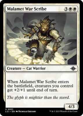 Magic: The Gathering - The Lost Caverns of Ixalan - Malamet War Scribe - 21 - Normal