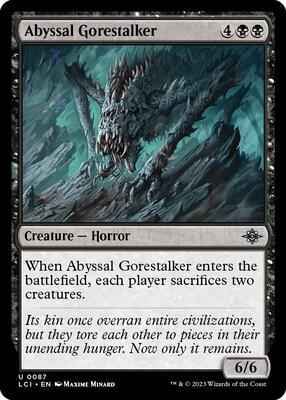 Magic: The Gathering - The Lost Caverns of Ixalan - Abyssal Gorestalker - 87 - Normal
