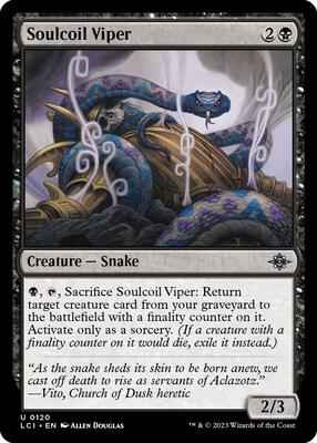 Magic: The Gathering - The Lost Caverns of Ixalan - Soulcoil Viper - 120 - Normal