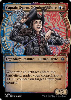 Magic: The Gathering - The Lost Caverns of Ixalan - Captain Storm, Cosmium Raider (Showcase) - 303 - Normal