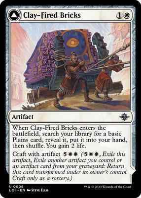 Magic: The Gathering - The Lost Caverns of Ixalan - Clay-Fired Bricks - 6 - Foil