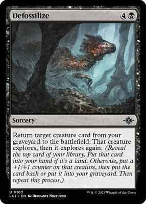 Magic: The Gathering - The Lost Caverns of Ixalan - Defossilize - 103 - Foil