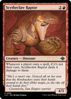 Magic: The Gathering - The Lost Caverns of Ixalan - Scytheclaw Raptor - 165 - Normal
