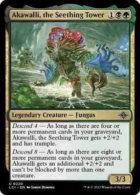 Magic: The Gathering - The Lost Caverns of Ixalan - Akawalli, the Seething Tower - 220 - Normal