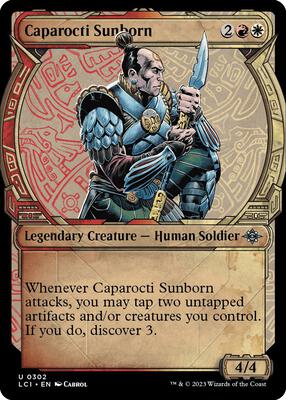 Magic: The Gathering - The Lost Caverns of Ixalan - Caparocti Sunborn (Showcase) - 302 - Normal