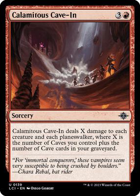 Magic: The Gathering - The Lost Caverns of Ixalan - Calamitous Cave-In - 139 - Normal