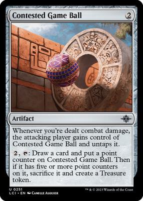 Magic: The Gathering - The Lost Caverns of Ixalan - Contested Game Ball - 251 - Foil