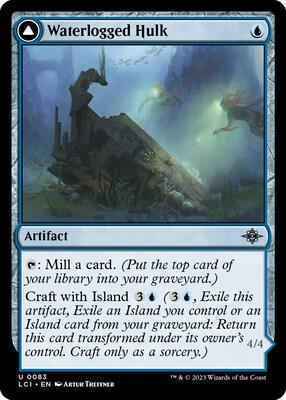 Magic: The Gathering - The Lost Caverns of Ixalan - Waterlogged Hulk - 83 - Normal