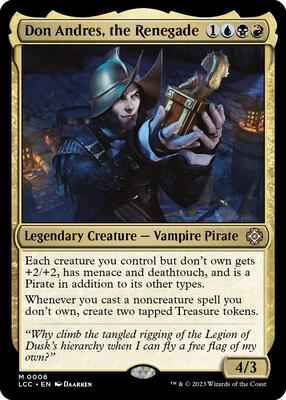 Magic: The Gathering - Commander: The Lost Caverns of Ixalan - Don Andres, the Renegade - 6 - Foil