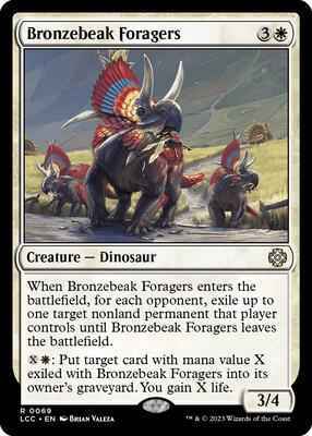 Magic: The Gathering - Commander: The Lost Caverns of Ixalan - Bronzebeak Foragers - 69 - Normal