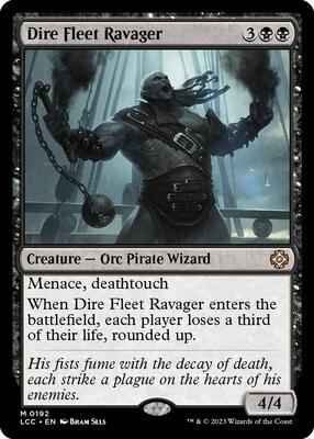 Magic: The Gathering - Commander: The Lost Caverns of Ixalan - Dire Fleet Ravager - 192 - Normal