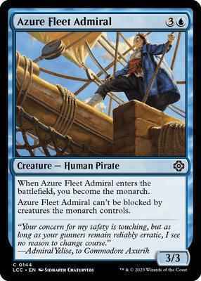 Magic: The Gathering - Commander: The Lost Caverns of Ixalan - Azure Fleet Admiral - 144 - Normal