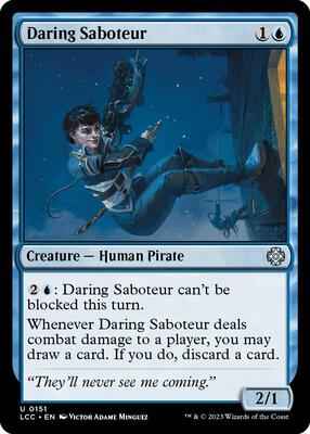 Magic: The Gathering - Commander: The Lost Caverns of Ixalan - Daring Saboteur - 151 - Normal