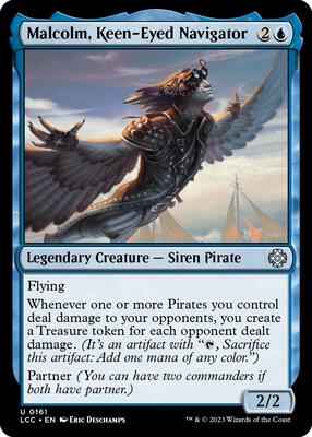 Magic: The Gathering - Commander: The Lost Caverns of Ixalan - Malcolm, Keen-Eyed Navigator - 161 - Normal