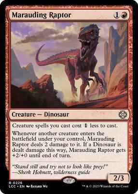 Magic: The Gathering - Commander: The Lost Caverns of Ixalan - Marauding Raptor - 228 - Normal