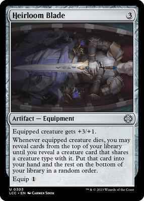 Magic: The Gathering - Commander: The Lost Caverns of Ixalan - Heirloom Blade - 303 - Normal
