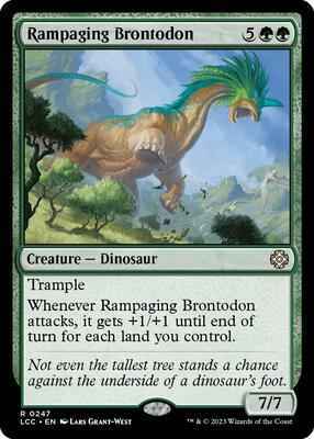 Magic: The Gathering - Commander: The Lost Caverns of Ixalan - Rampaging Brontodon - 247 - Normal