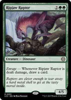 Magic: The Gathering - Commander: The Lost Caverns of Ixalan - Ripjaw Raptor - 253 - Normal
