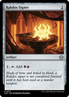 Magic: The Gathering - Commander: The Lost Caverns of Ixalan - Rakdos Signet - 311 - Normal