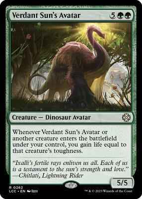 Magic: The Gathering - Commander: The Lost Caverns of Ixalan - Verdant Sun's Avatar - 262 - Normal