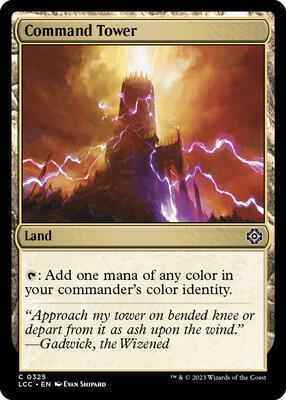 Magic: The Gathering - Commander: The Lost Caverns of Ixalan - Command Tower - 325 - Normal