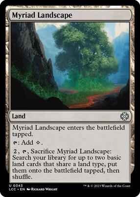 Magic: The Gathering - Commander: The Lost Caverns of Ixalan - Myriad Landscape - 343 - Normal