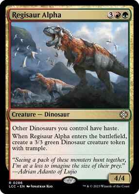 Magic: The Gathering - Commander: The Lost Caverns of Ixalan - Regisaur Alpha - 286 - Normal