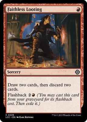 Magic: The Gathering - Commander: The Lost Caverns of Ixalan - Faithless Looting - 225 - Normal