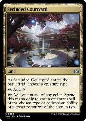 Magic: The Gathering - Commander: The Lost Caverns of Ixalan - Secluded Courtyard - 350 - Normal