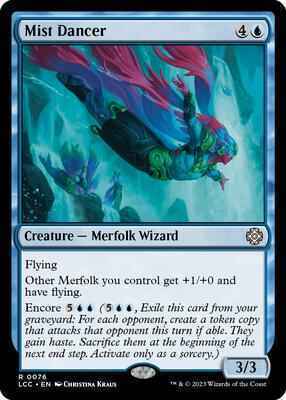 Magic: The Gathering - Commander: The Lost Caverns of Ixalan - Mist Dancer - 76 - Normal