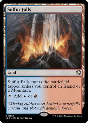 Magic: The Gathering - Commander: The Lost Caverns of Ixalan - Sulfur Falls - 354 - Normal