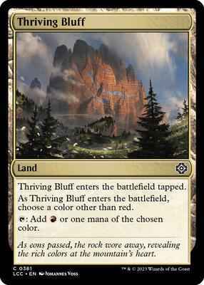 Magic: The Gathering - Commander: The Lost Caverns of Ixalan - Thriving Bluff - 361 - Normal