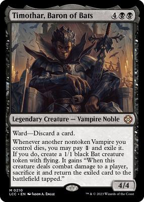 Magic: The Gathering - Commander: The Lost Caverns of Ixalan - Timothar, Baron of Bats - 210 - Normal