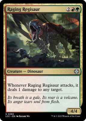 Magic: The Gathering - Commander: The Lost Caverns of Ixalan - Raging Regisaur - 282 - Normal
