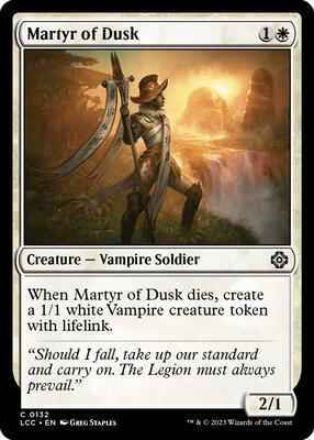 Magic: The Gathering - Commander: The Lost Caverns of Ixalan - Martyr of Dusk - 132 - Normal