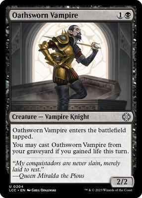 Magic: The Gathering - Commander: The Lost Caverns of Ixalan - Oathsworn Vampire - 204 - Normal