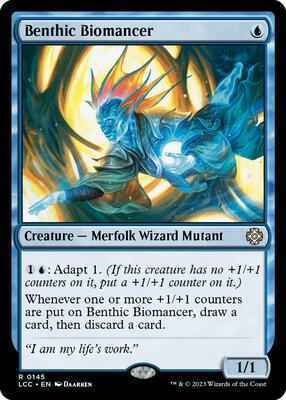 Magic: The Gathering - Commander: The Lost Caverns of Ixalan - Benthic Biomancer - 145 - Normal