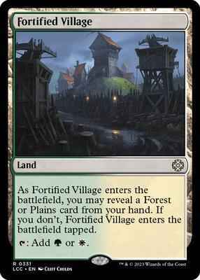 Magic: The Gathering - Commander: The Lost Caverns of Ixalan - Fortified Village - 331 - Normal