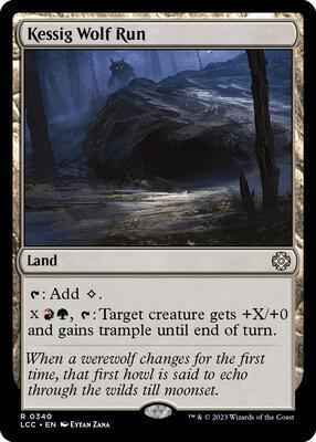 Magic: The Gathering - Commander: The Lost Caverns of Ixalan - Kessig Wolf Run - 340 - Normal