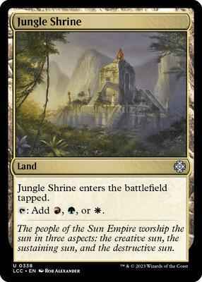 Magic: The Gathering - Commander: The Lost Caverns of Ixalan - Jungle Shrine - 338 - Normal