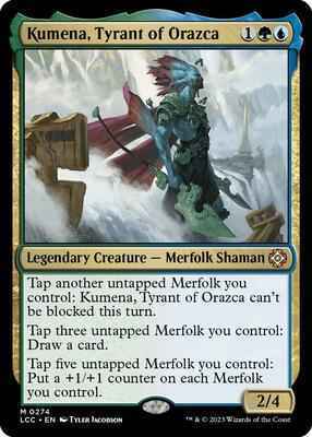 Magic: The Gathering - Commander: The Lost Caverns of Ixalan - Kumena, Tyrant of Orazca - 274 - Normal