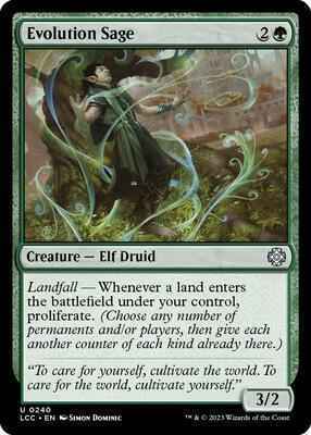 Magic: The Gathering - Commander: The Lost Caverns of Ixalan - Evolution Sage - 240 - Normal