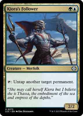 Magic: The Gathering - Commander: The Lost Caverns of Ixalan - Kiora's Follower - 273 - Normal
