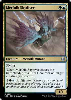 Magic: The Gathering - Commander: The Lost Caverns of Ixalan - Merfolk Skydiver - 277 - Normal