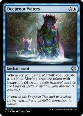 Magic: The Gathering - Commander: The Lost Caverns of Ixalan - Deeproot Waters - 152 - Normal