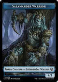 Magic: The Gathering - Commander: The Lost Caverns of Ixalan - Salamander Warrior // Treasure Double-Sided Token - 4 // 18 - Normal