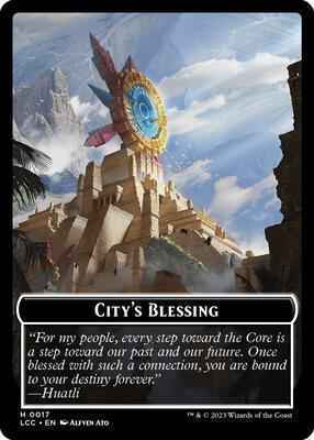 Magic: The Gathering - Commander: The Lost Caverns of Ixalan - City's Blessing // Pirate Double-Sided Token - 17 // 5 - Normal