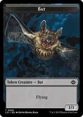 Magic: The Gathering - The Lost Caverns of Ixalan - Bat // Vampire (0004) Double-Sided Token - 6 // 4 - Normal