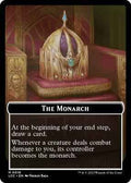 Magic: The Gathering - Commander: The Lost Caverns of Ixalan - The Monarch // Dinosaur Double-Sided Token - 18 // 10 - Normal