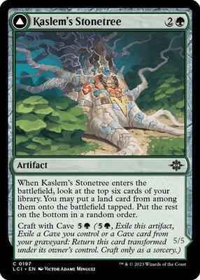 Magic: The Gathering - The Lost Caverns of Ixalan - Kaslem's Stonetree - 197 - Normal